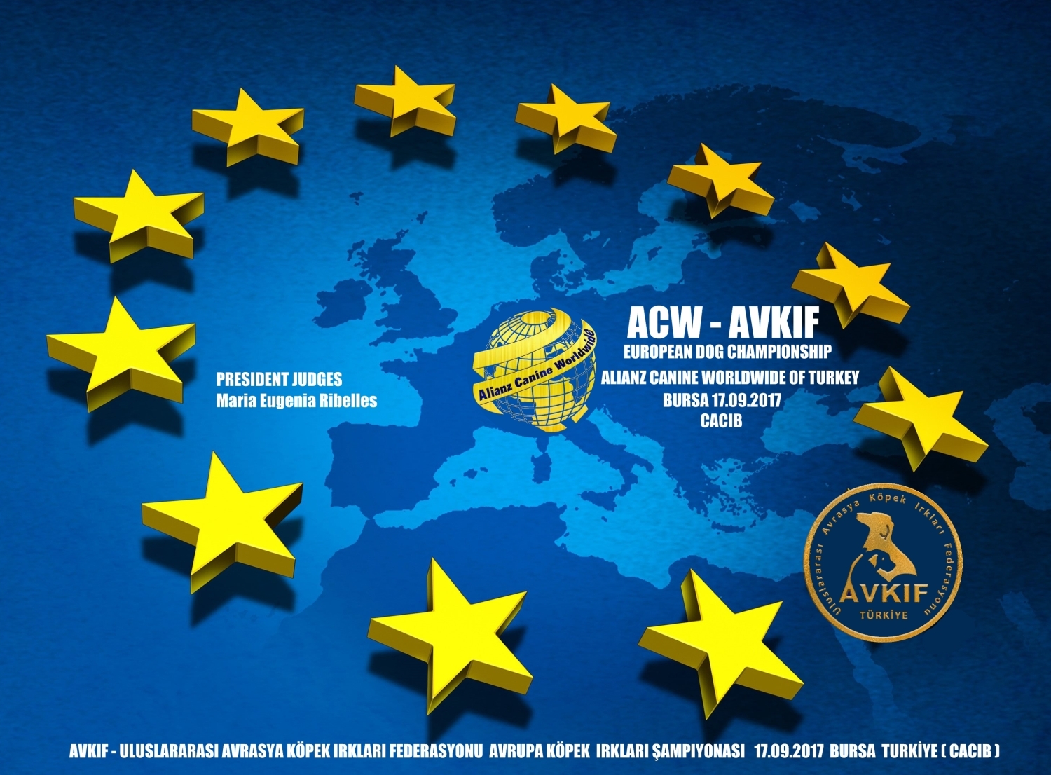 Alianz Canine Worldwide of Turkey Acw-Avkif Avrupa Şampiyonasi 17-09-2017 Bursa Cacib