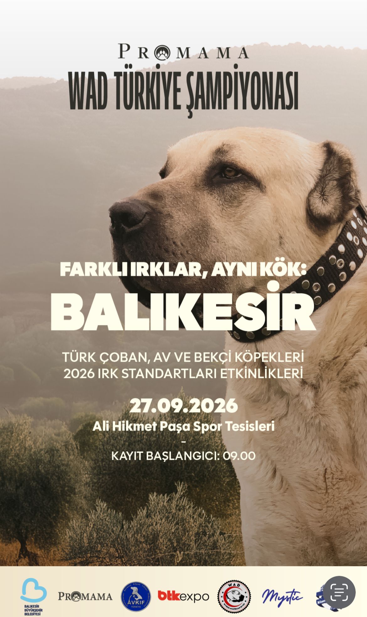 WAD BALIKESİR YERLİ IRKLAR IRK STANDARTLARI 27.09.2026